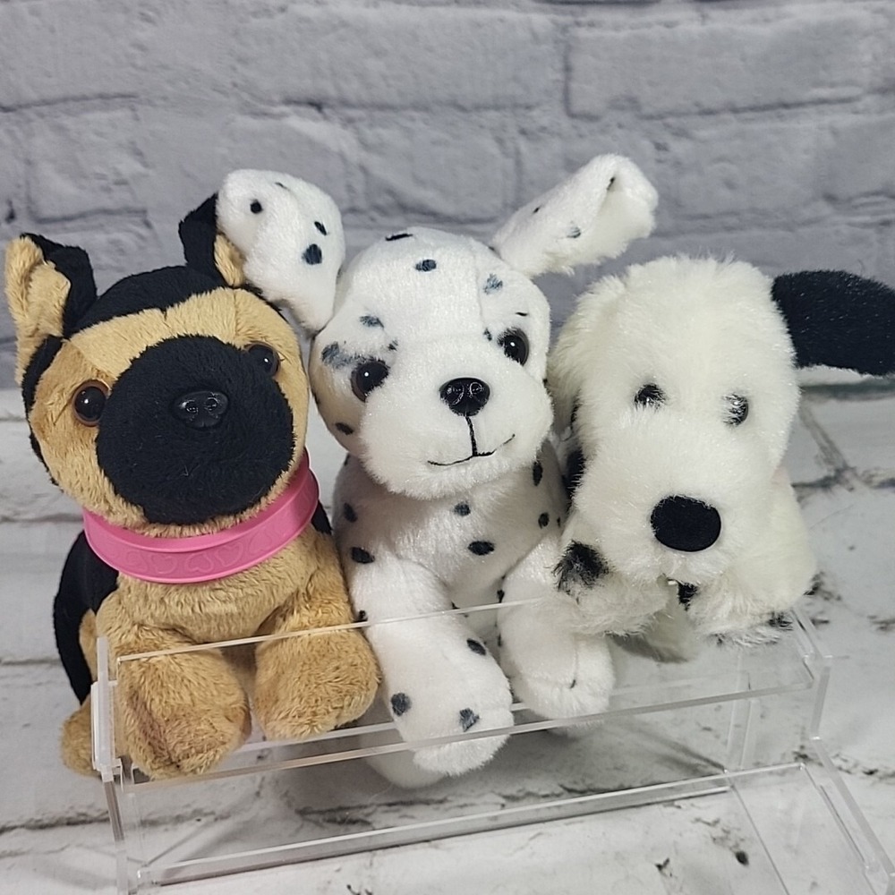 Battat Our Generation Plush Dogs Puppies Lot of 3‎ Stuffed Animals